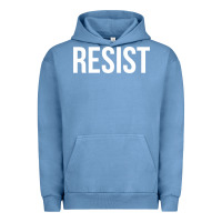 Pigment Pebble Blue resist Urban Hoodie - linhVisuals