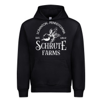 Black schrute farms Urban Hoodie - linhVisuals