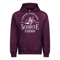 Mauve Wine schrute farms Urban Hoodie - linhVisuals