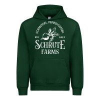 Forest Green schrute farms Urban Hoodie - linhVisuals