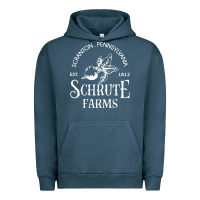 Pigment Midnight Navy schrute farms Urban Hoodie - linhVisuals