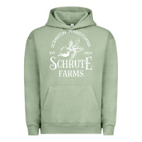 Pigment Oil Green schrute farms Urban Hoodie - linhVisuals