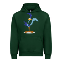Forest Green Road Runner Beep Urban Hoodie - linhVisuals
