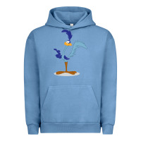 Pigment Pebble Blue Road Runner Beep Urban Hoodie - linhVisuals