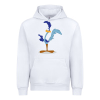 White Road Runner Beep Urban Hoodie - linhVisuals