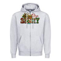 Heather Grey true story jesus and mary wıth santa Zipper Hoodie - AdoDesignShop