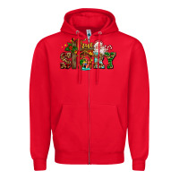 Red true story jesus and mary wıth santa Zipper Hoodie - AdoDesignShop