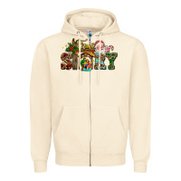 Sandshell true story jesus and mary wıth santa Zipper Hoodie - AdoDesignShop