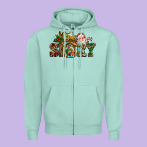 True Story Jesus And Mary Wıth Santa Zipper Hoodie Designed By Adodesignshop