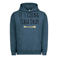 Pigment Midnight Navy anatomy Urban Hoodie - linhVisuals