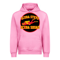 Fuchsia Pink scuba steve Urban Hoodie - linhVisuals