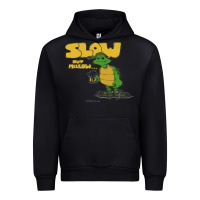 Black slow but mellow crazy Urban Hoodie - linhVisuals