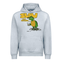 Heather Grey slow but mellow crazy Urban Hoodie - linhVisuals