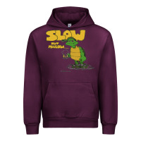 Mauve Wine slow but mellow crazy Urban Hoodie - linhVisuals