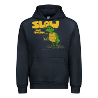 Navy slow but mellow crazy Urban Hoodie - linhVisuals