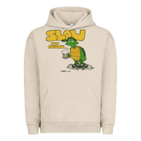 Pigment French Oak slow but mellow crazy Urban Hoodie - linhVisuals