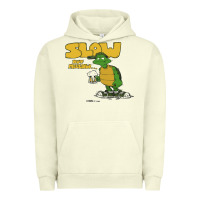 Pigment Pistachio slow but mellow crazy Urban Hoodie - linhVisuals