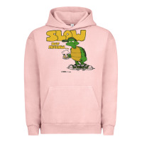Pigment Salmon slow but mellow crazy Urban Hoodie - linhVisuals