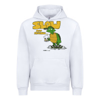 White slow but mellow crazy Urban Hoodie - linhVisuals