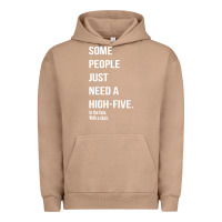 Pigment Burro some people need a high five Urban Hoodie - linhVisuals