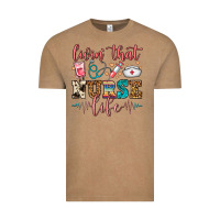 Vintage Coffee Livin' That Nurse Life Vintage Tee - FaDigitalArtStudio