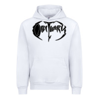 White obituary best of metal Urban Hoodie - linhVisuals