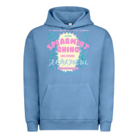 Pigment Pebble Blue spearmint rhino las vegas Urban Hoodie - linhVisuals