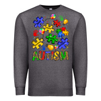 Charcoal Heather autism Premium Sweatshirt - JahusDesignShop