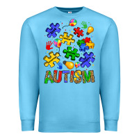 Ocean Blue autism Premium Sweatshirt - JahusDesignShop