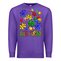 Purple autism Premium Sweatshirt - JahusDesignShop