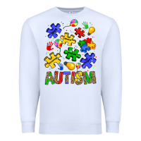 White autism Premium Sweatshirt - JahusDesignShop