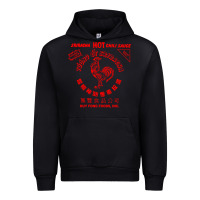 Black sriracha sauce Urban Hoodie - linhVisuals