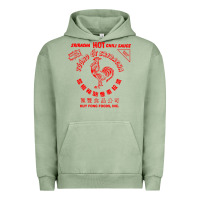 Pigment Oil Green sriracha sauce Urban Hoodie - linhVisuals