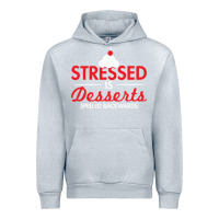 Heather Grey stressed is desserts spelled backwards Urban Hoodie - linhVisuals