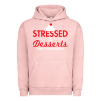 Pigment Salmon stressed is desserts spelled backwards Urban Hoodie - linhVisuals