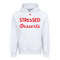White stressed is desserts spelled backwards Urban Hoodie - linhVisuals