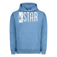 Pigment Pebble Blue star labs team Urban Hoodie - linhVisuals