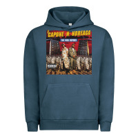 Pigment Midnight Navy Capone-N-Noreaga Urban Hoodie - linhVisuals