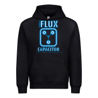 Black the flux capacitor Urban Hoodie - linhVisuals