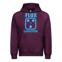 Mauve Wine the flux capacitor Urban Hoodie - linhVisuals