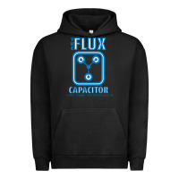 Pigment Black the flux capacitor Urban Hoodie - linhVisuals