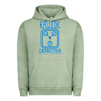 Pigment Oil Green the flux capacitor Urban Hoodie - linhVisuals
