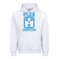 White the flux capacitor Urban Hoodie - linhVisuals