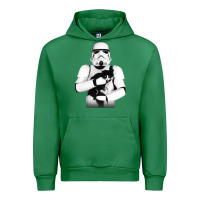 Emerald stormtrooper cat Urban Hoodie - linhVisuals