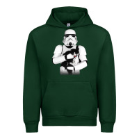 Forest Green stormtrooper cat Urban Hoodie - linhVisuals