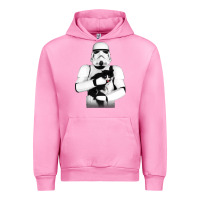 Fuchsia Pink stormtrooper cat Urban Hoodie - linhVisuals