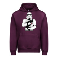 Mauve Wine stormtrooper cat Urban Hoodie - linhVisuals