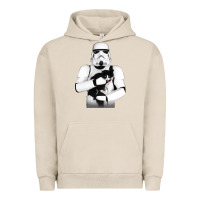 Pigment French Oak stormtrooper cat Urban Hoodie - linhVisuals