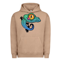 Pigment Burro cute colorful cartoon gecko Urban Hoodie - linhVisuals