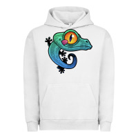 Pigment Lunar Rock cute colorful cartoon gecko Urban Hoodie - linhVisuals